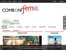 Tablet Screenshot of combonifem.it